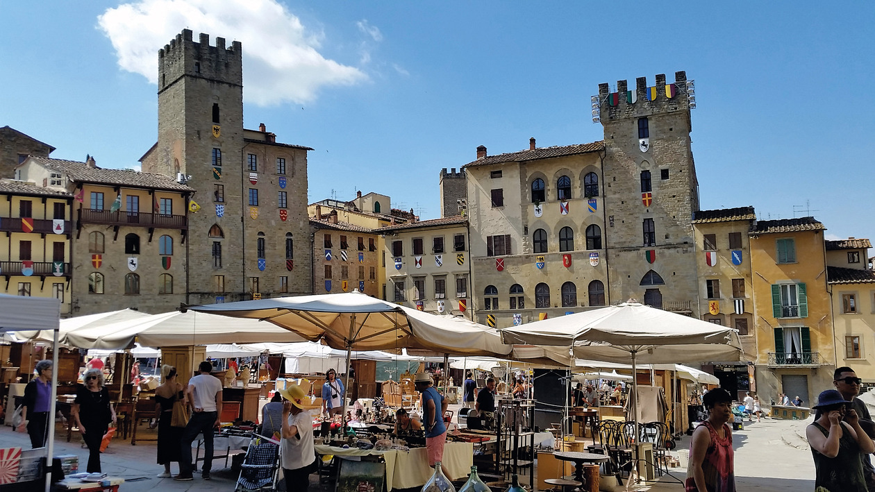 Arezzo Tuscany Piazza Grande image 