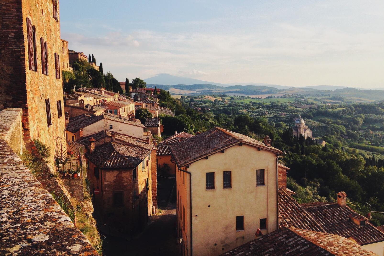 vitaleta church tuscany pienza 