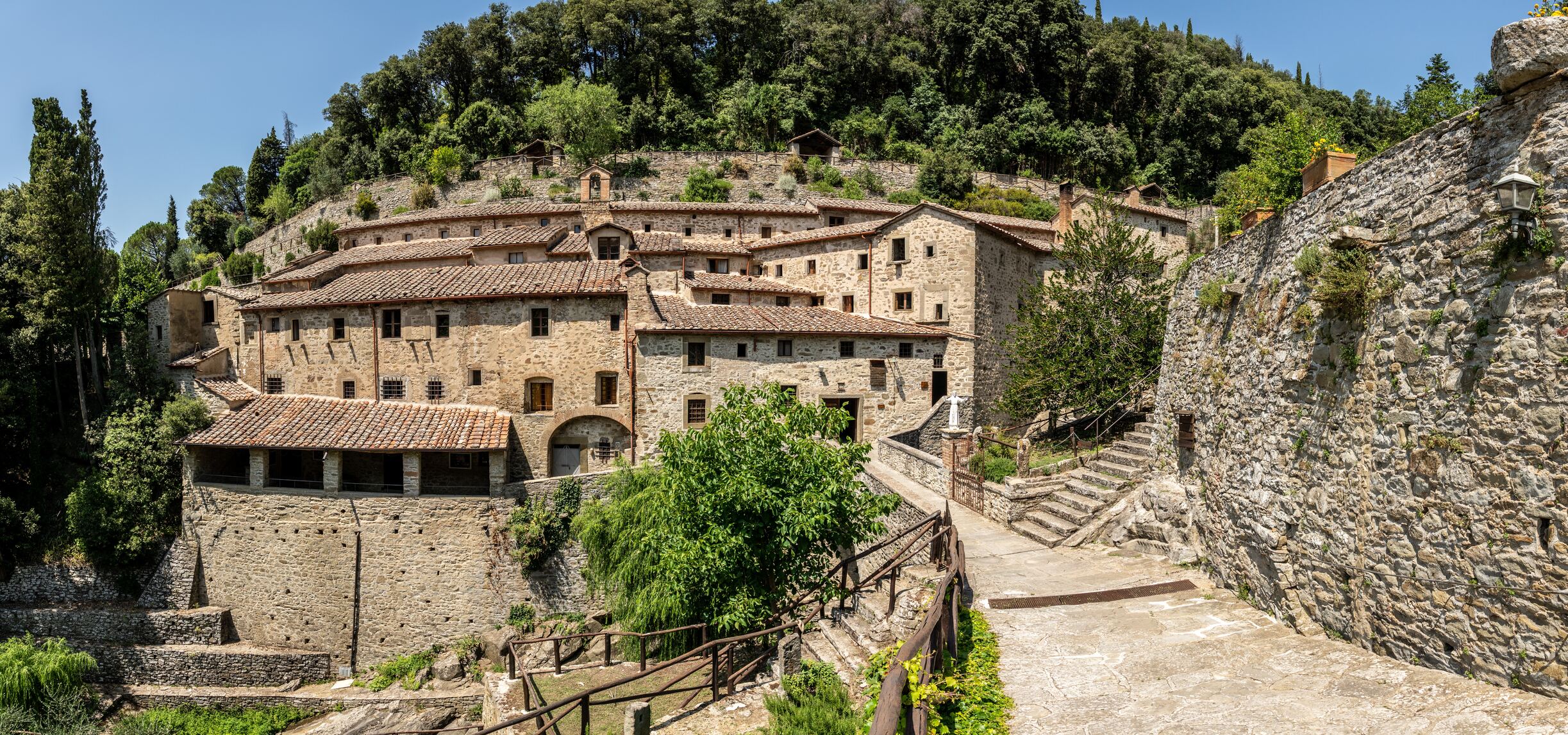 Eremo San Francesco Le Celle a Cortona in Toscana Italia 